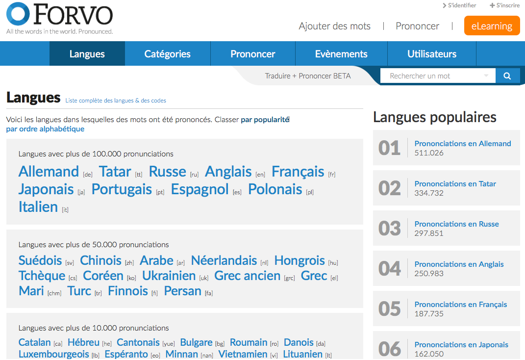 forvo-langues