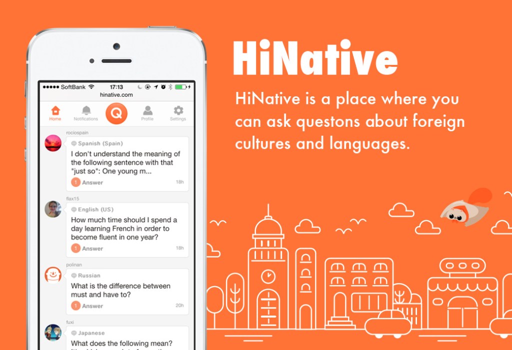 HiNative, Le S.O.S &laquo;&nbsp;natifs&nbsp;&raquo;