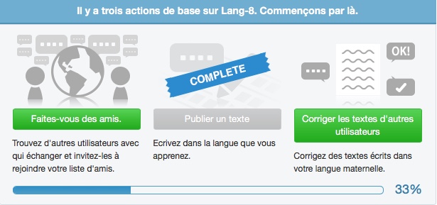 Lang-8, je thème…